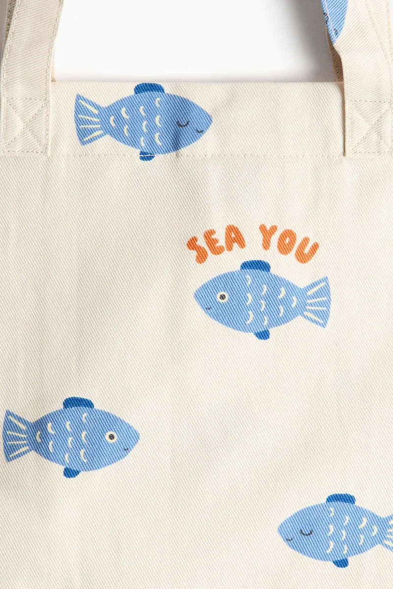 H&M Patterned beach bag